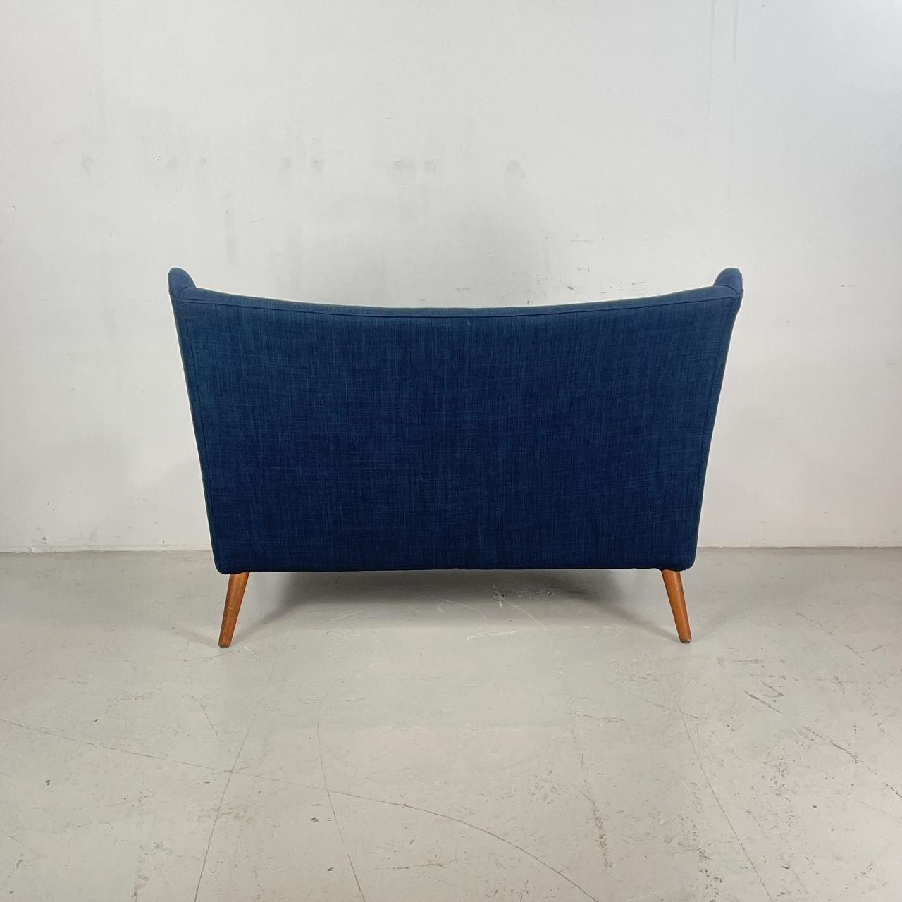 photo furniture 1950s Bambino Sofa By Howard Keith For Hk Furniture In Navy Blue