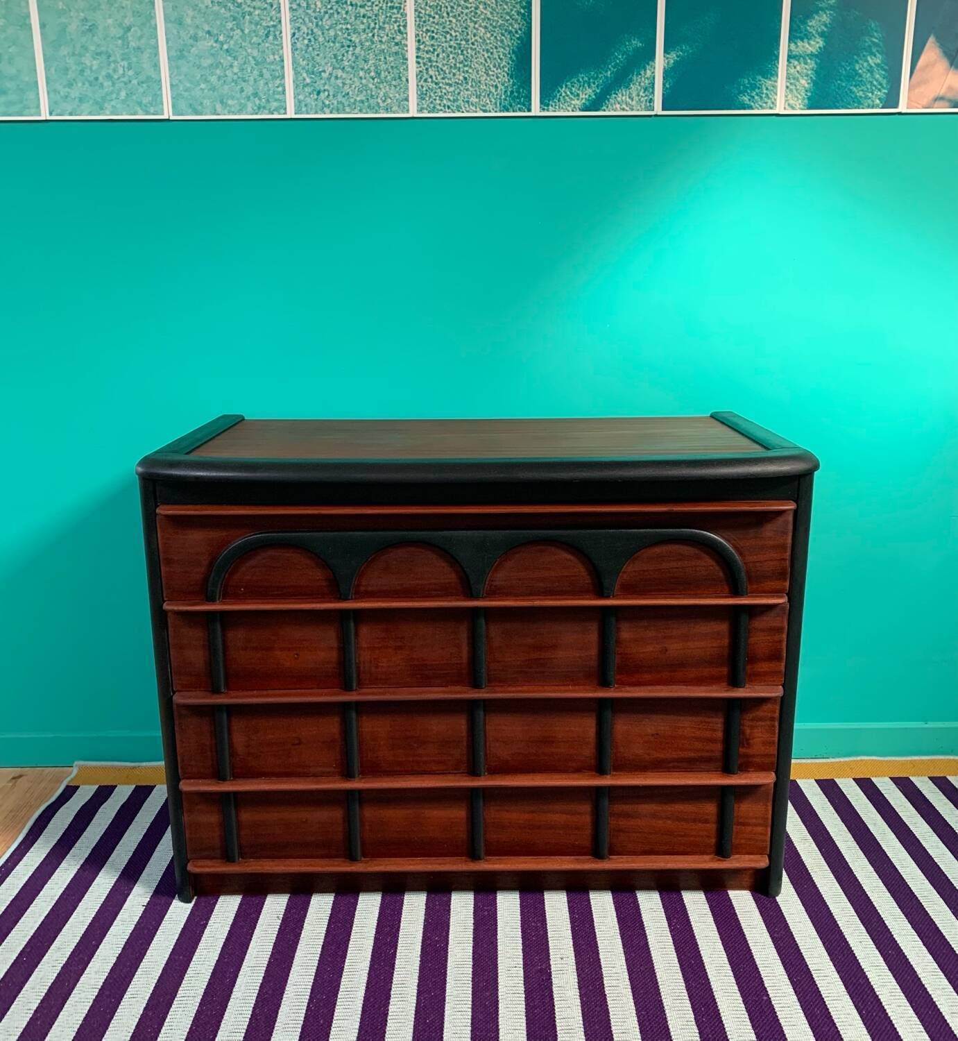 Furniture Mid Century Vintage Chest Of Drawers photo