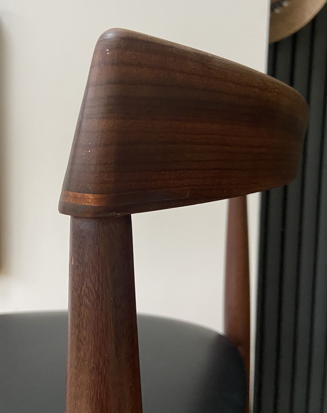 Set Of 4 Hans Olsen For Frem Rojle Tripod Chairs Mid Century Modern, Danish, Teak photo buy
