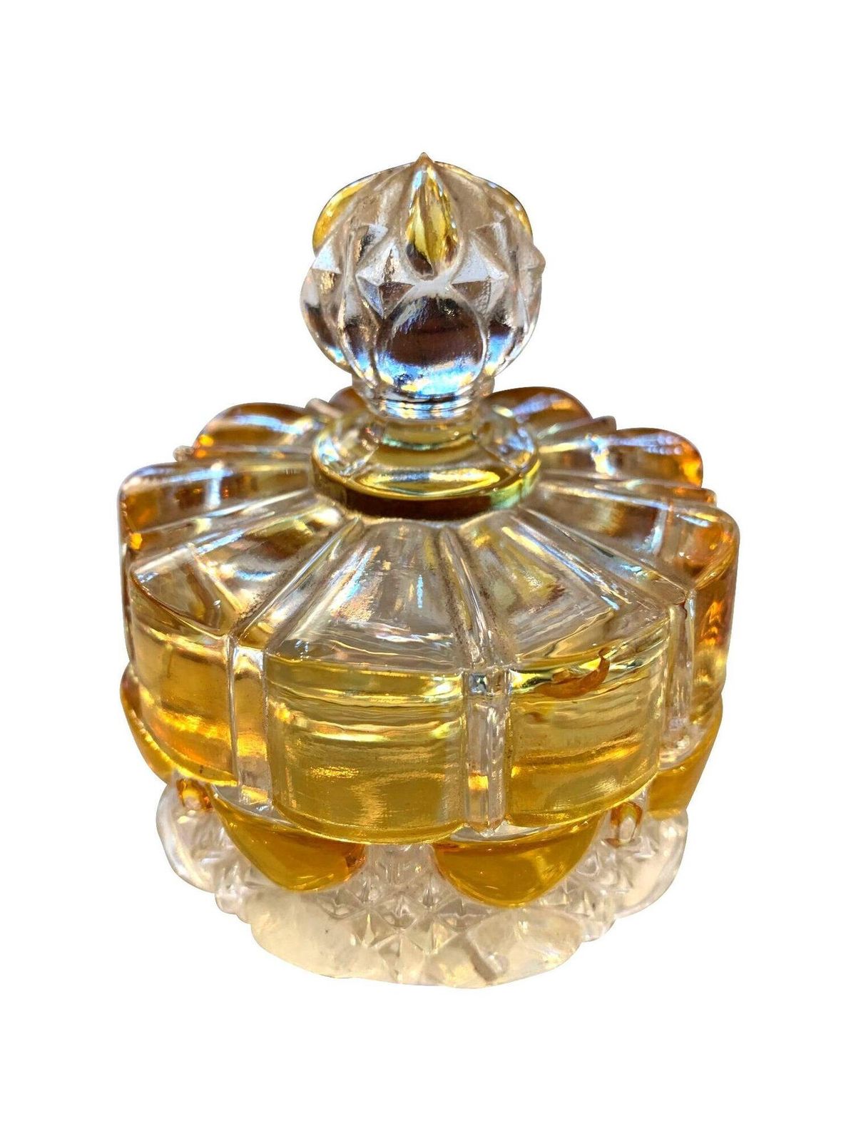 A. Collection Of Seven Val Sat Lambert 1920s Perfume Bottles. photo for sale