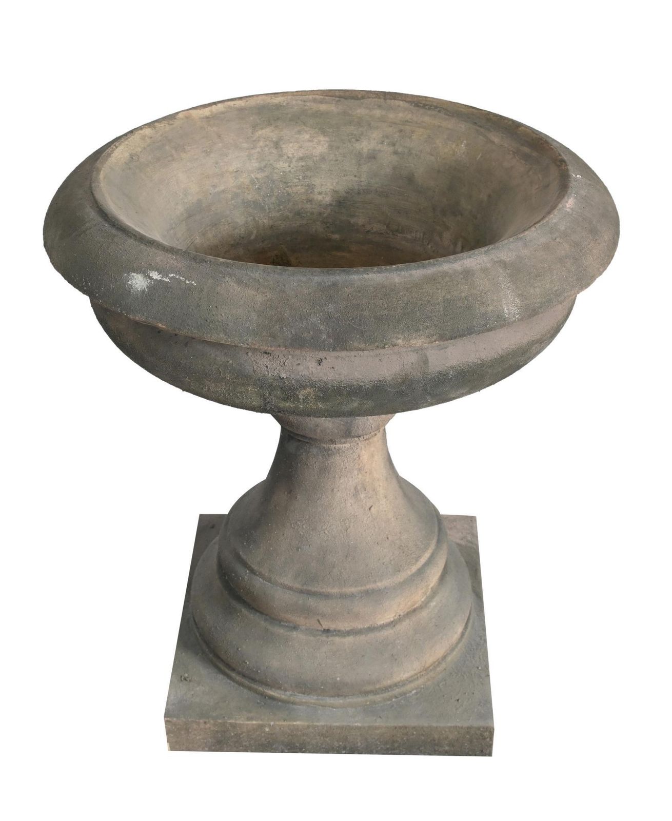 Georgian Revival Garden Tazza Font Stone Urn Bird Bath photo for sale