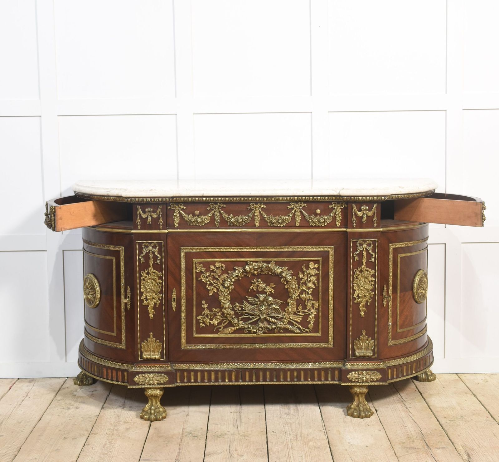 Furniture Louis XVI Style Mahogany Cabinet photo