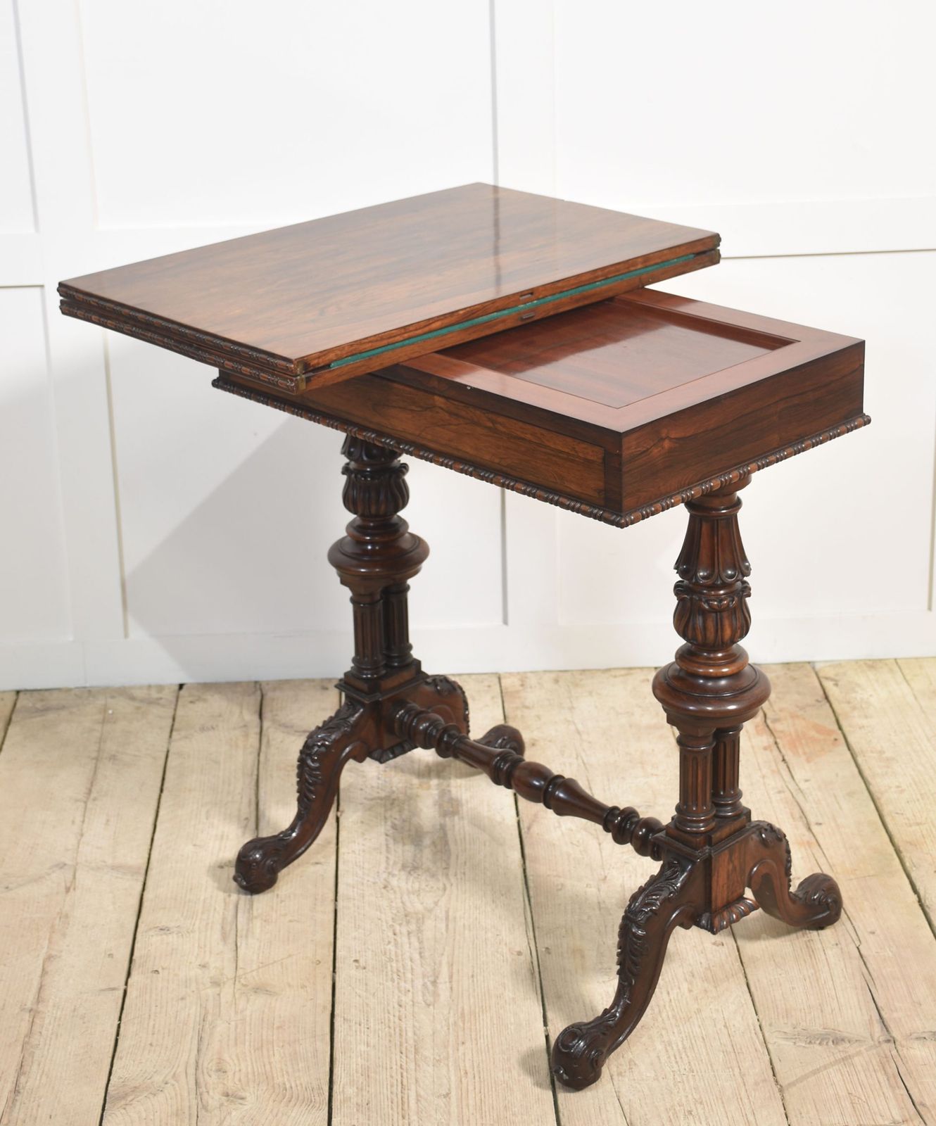 19th Century Gillows Design Rosewood Card Table photo 2994.0