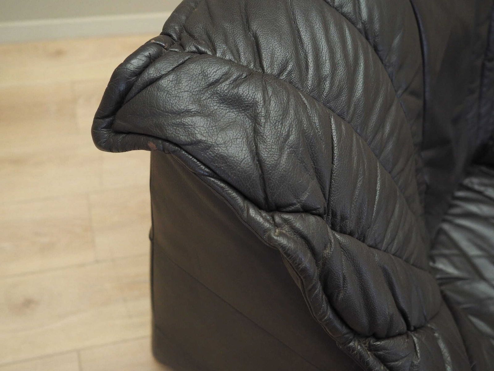 Meubels Leren Fauteuil, Italiaans Design, Ca. Jaren 1960, Productie: Italië photo