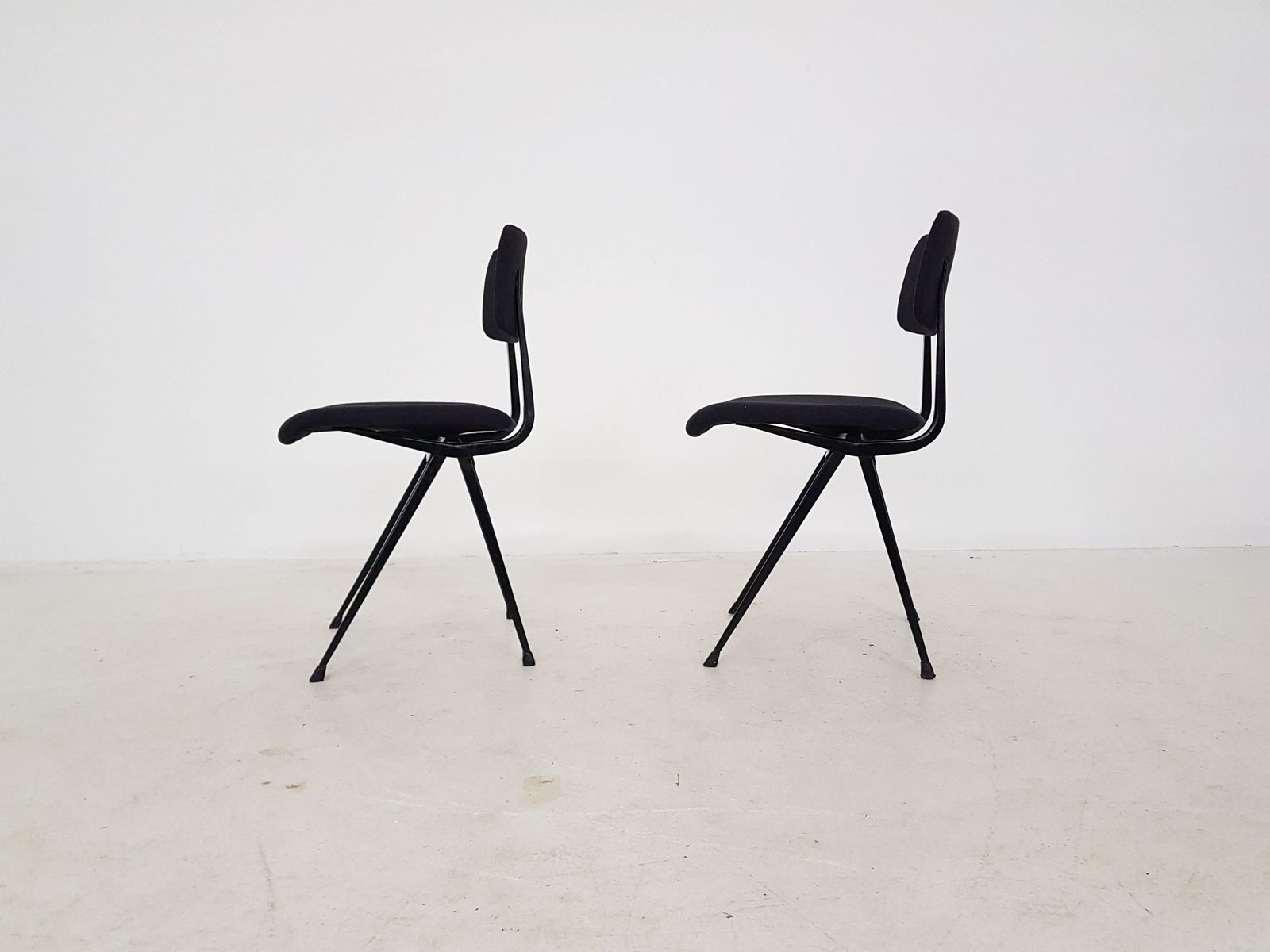 Set Of Two Friso Kramer For Ahrend De Cirkel "Result" Chairs , The Netherlands 1960's