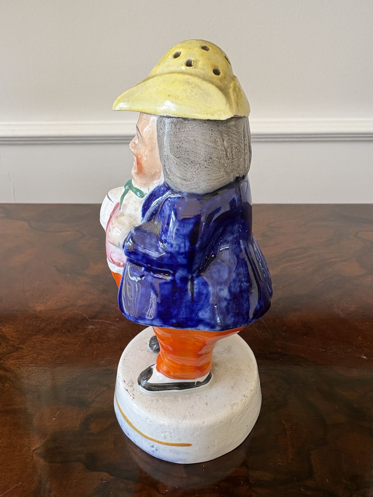 Antique 19th Century Staffordshire Toby Pepperpot Figure photo for sale