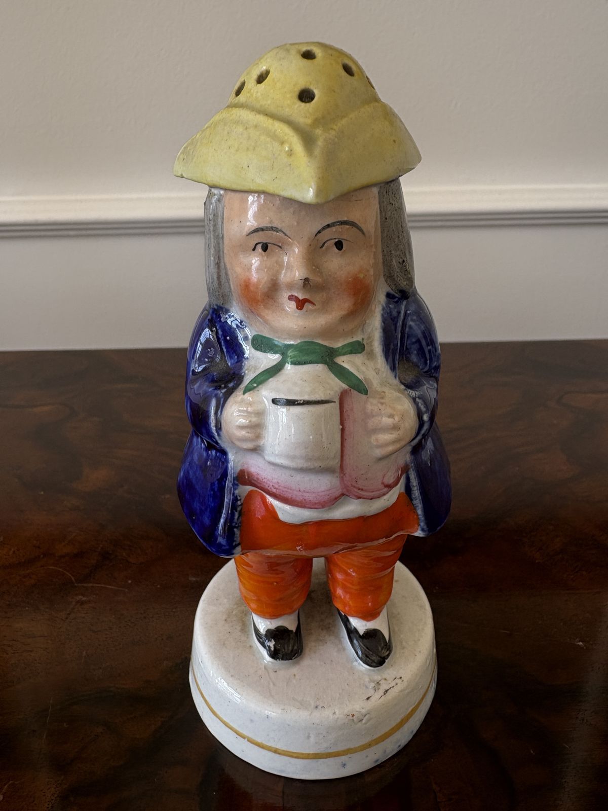 Antique 19th Century Staffordshire Toby Pepperpot Figure