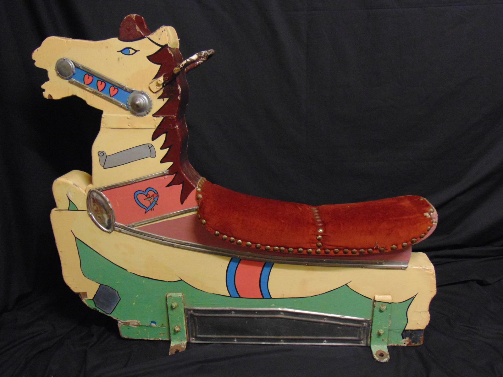 Mid 20thcentury Fairground Horse, Outer Side Of An Ark Ride By Larkin (Possibly) photo furniture
