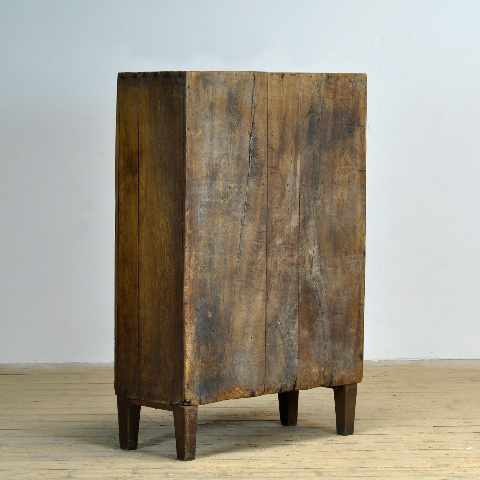 photo furniture Antique Oak French Cabinet, Circa 1820