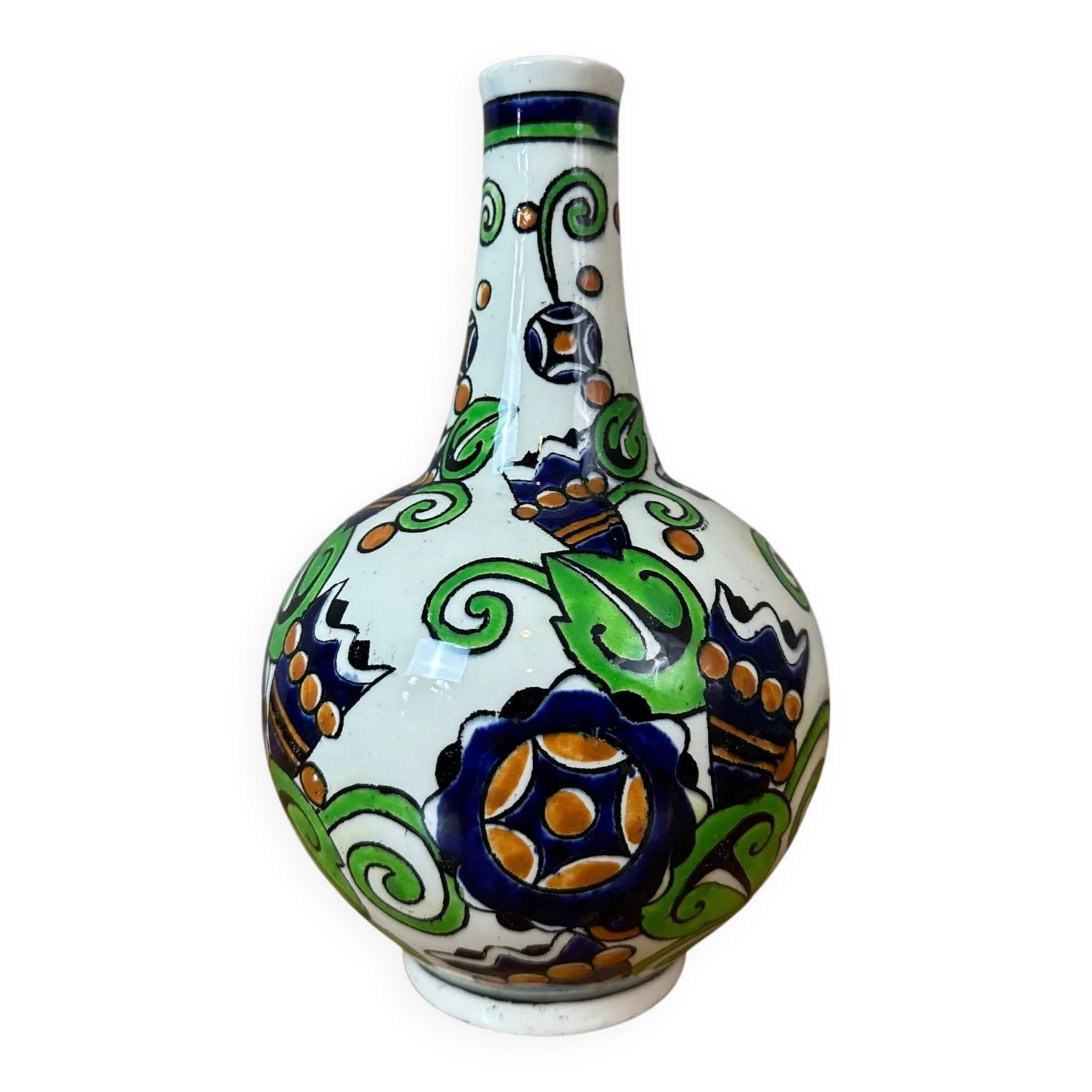 Charles Catteau Vase For Boch Brothers