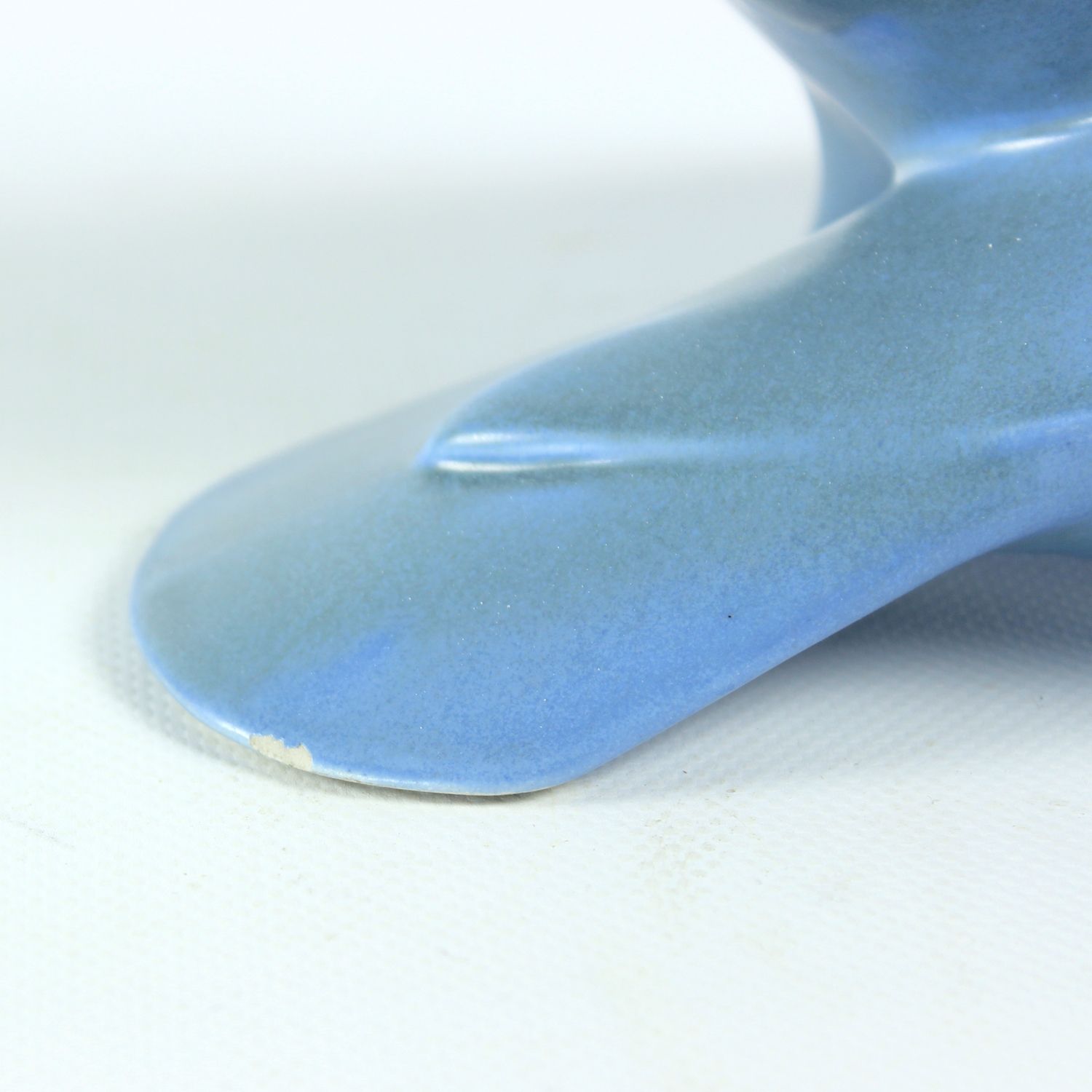 Ceramic Sculpture Of Two Blue Doves,  Keramia 1960s photo buy