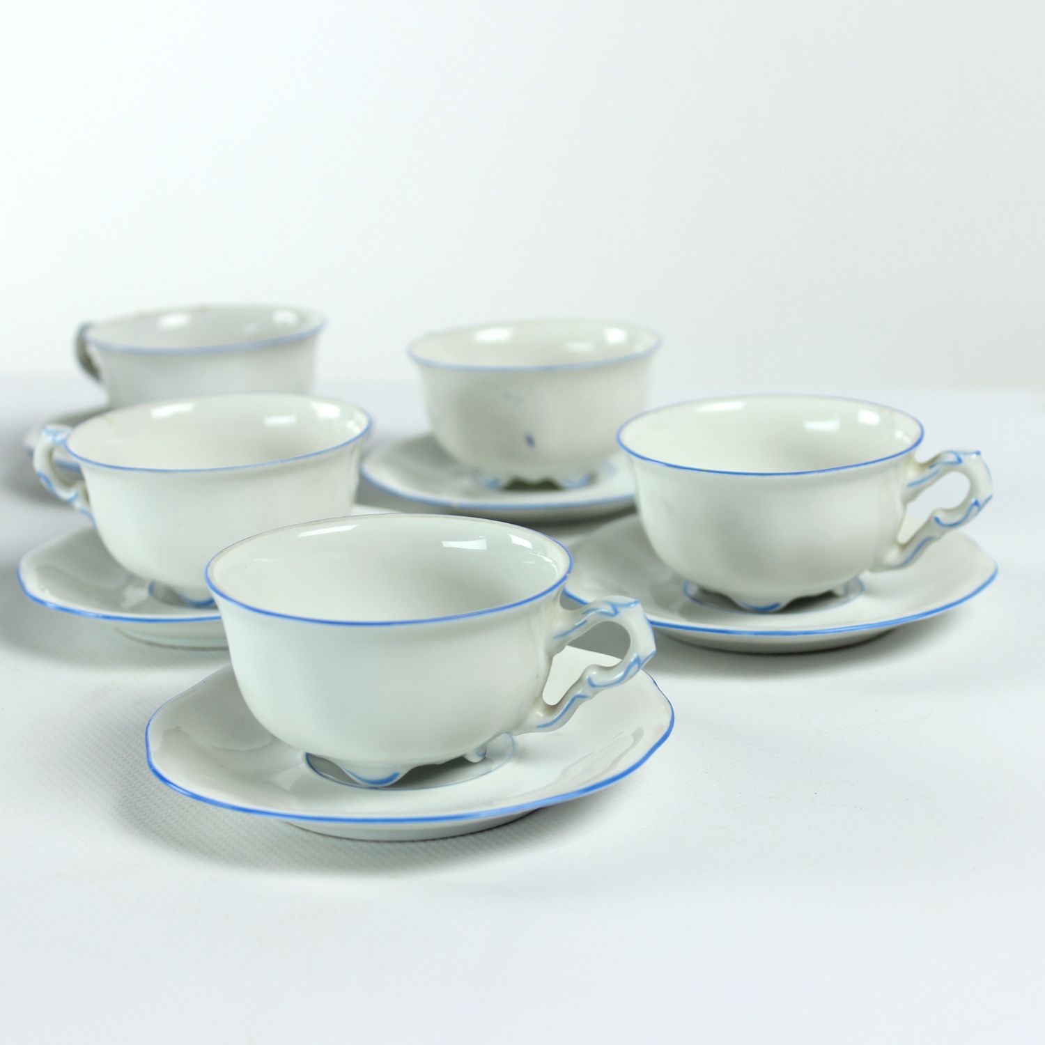 Tea / Coffee Porcelain Set By Pirkenhammer Brezova, 1950s photo 420.0