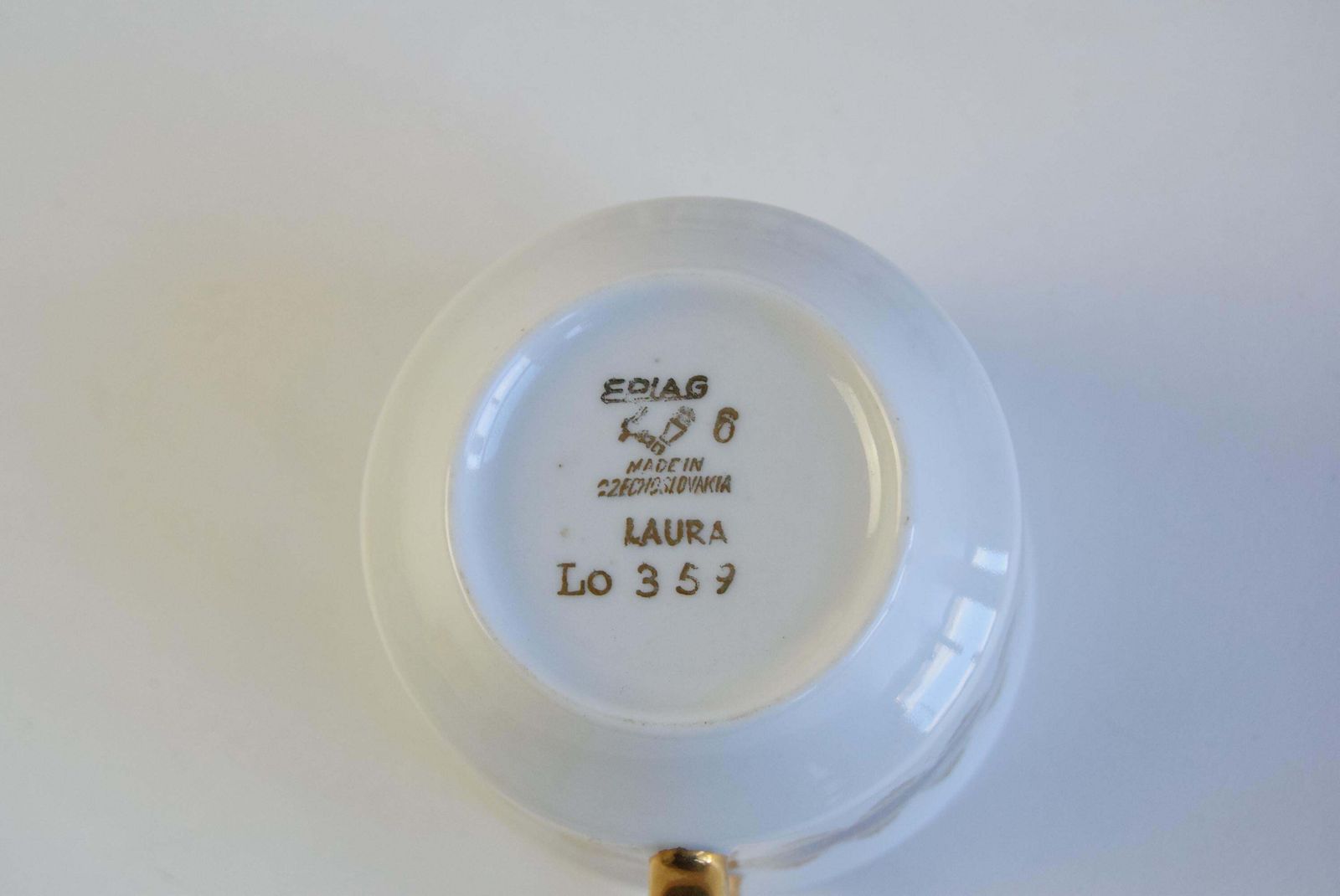 317.0 Set Of Six Cups And Saucers By Epiag 1950 photo