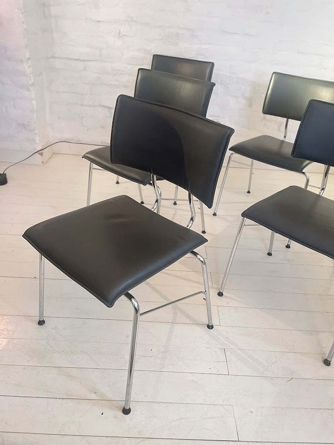 184.0 Sparta Leather Chair By Christoph Hindermann For Dietiker 1990s photo