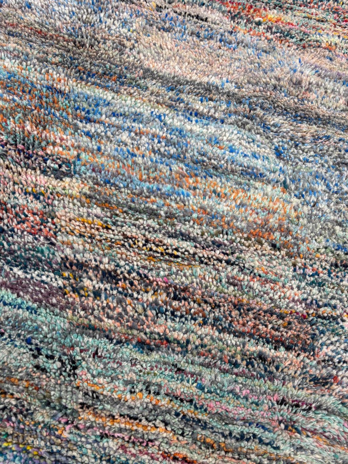 Kleurrijk Marokkaans Berber Wollen Vloerkleed 170x270 Cm, Modern Handgemaakt Wollen Vloerkleed, Beni Ourain Vloerkleed, Marokkaans Berber Vloerkleed, Tribaal Abstract Vloerkleed photo vinterior