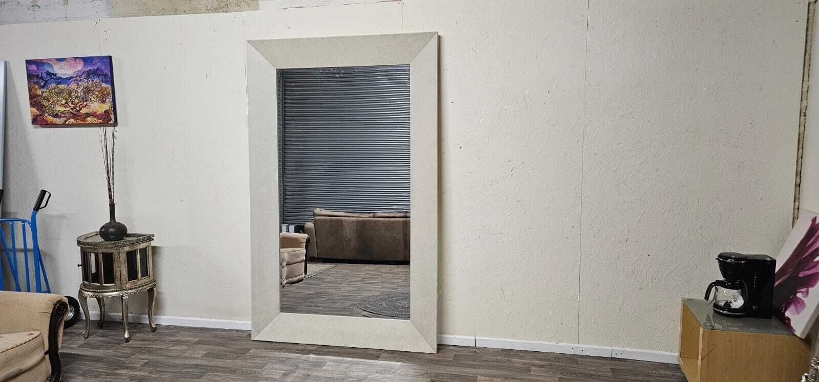 Brand New Large Delano Stone Mirror 220cm X 140cm Rrp £649 photo furniture