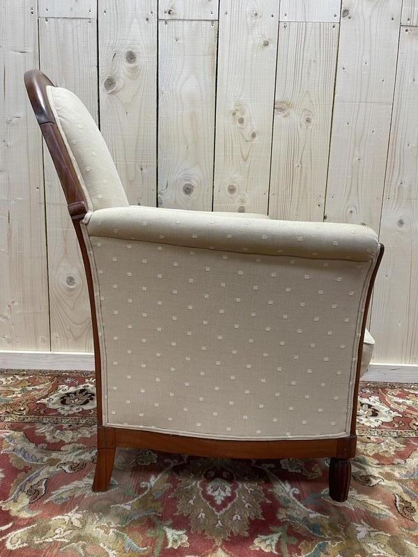 Fauteuil   Bergère époque Art Déco En Noyer photo Furniture