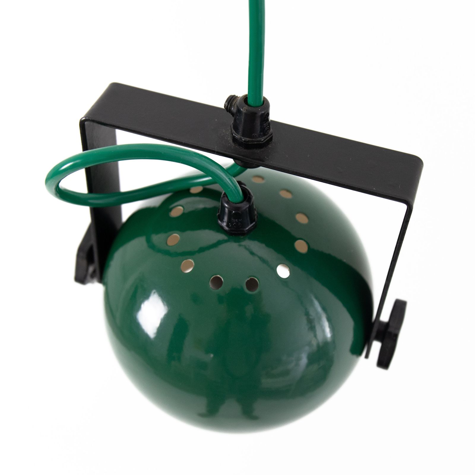 Green Space Age Hanging Ball Lamp By Abo Randers Of Denmark, 1970s photo furniture