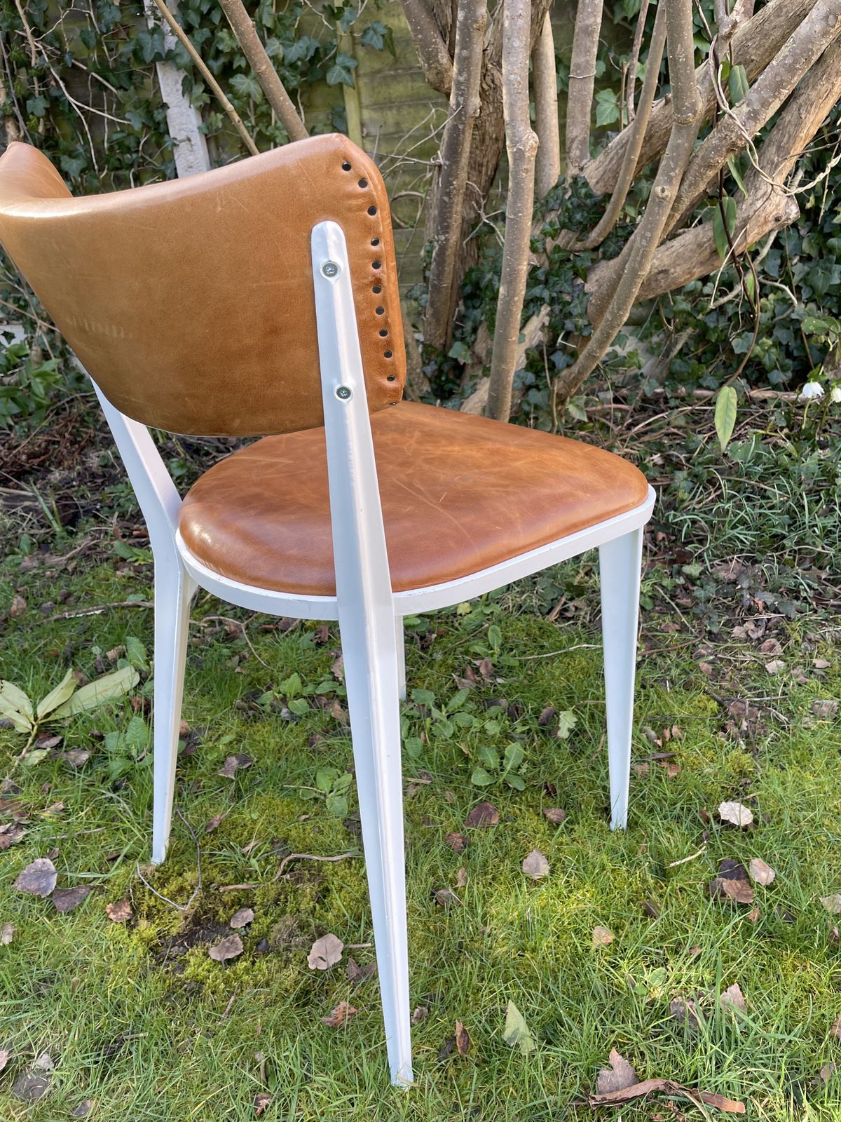 2 Ernest Race Ba3,  Chairs Mid Century Design Probably Made In 1990s Brown Leather And Red Leather photo buy