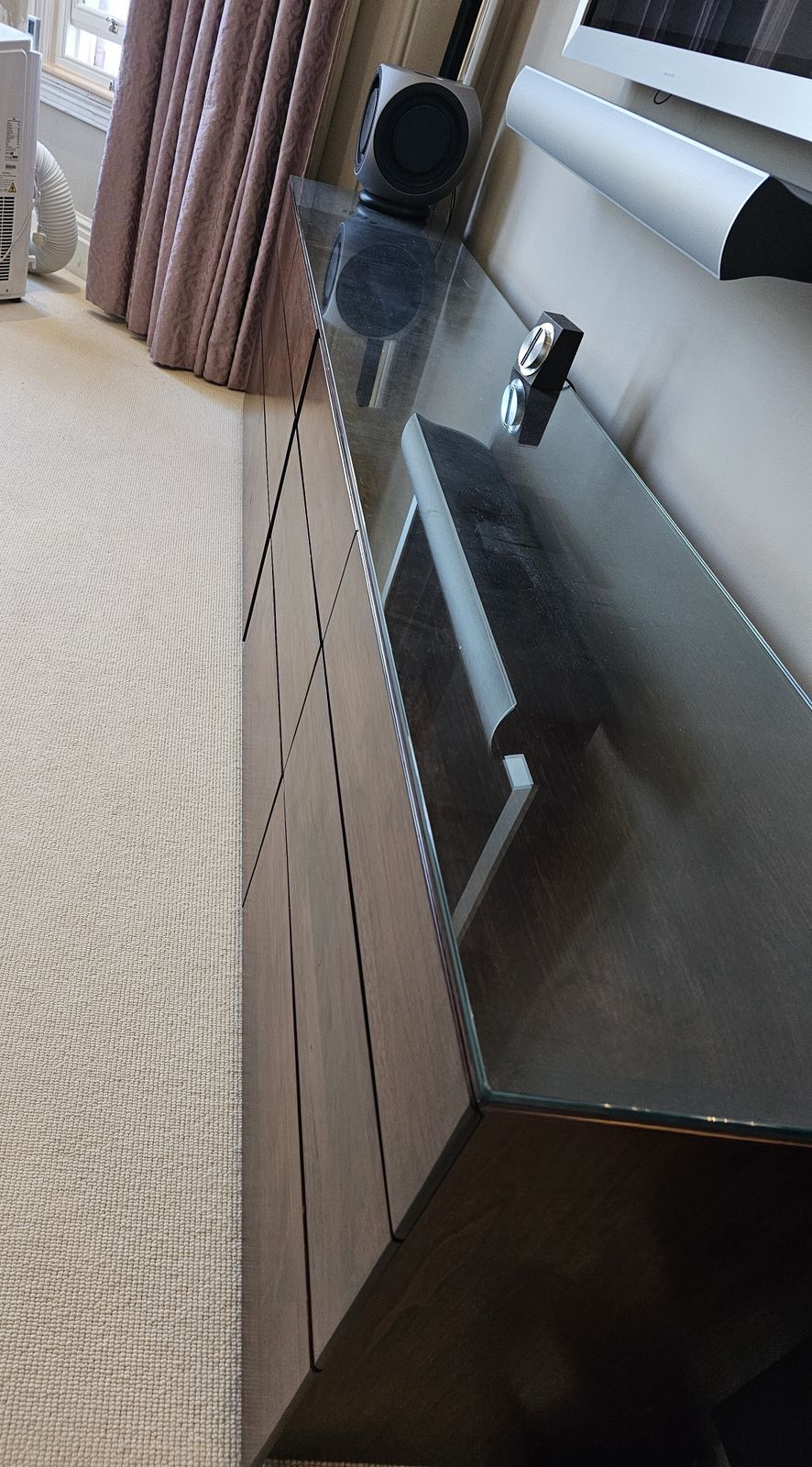 Alexander Miles Handmade Corsini Walnut Chest Unit Comprising Two Chest Of Draws photo furniture