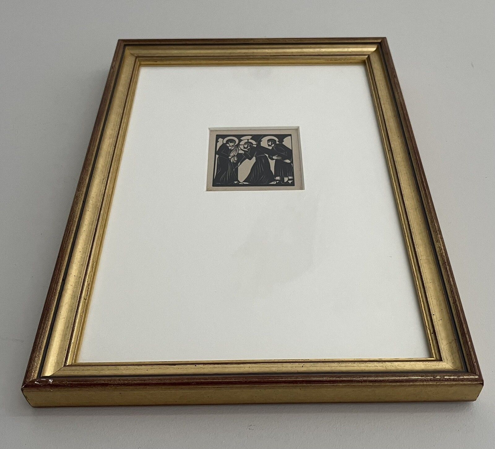 Eric Gill British 20th Century Wood Engraving photo Art