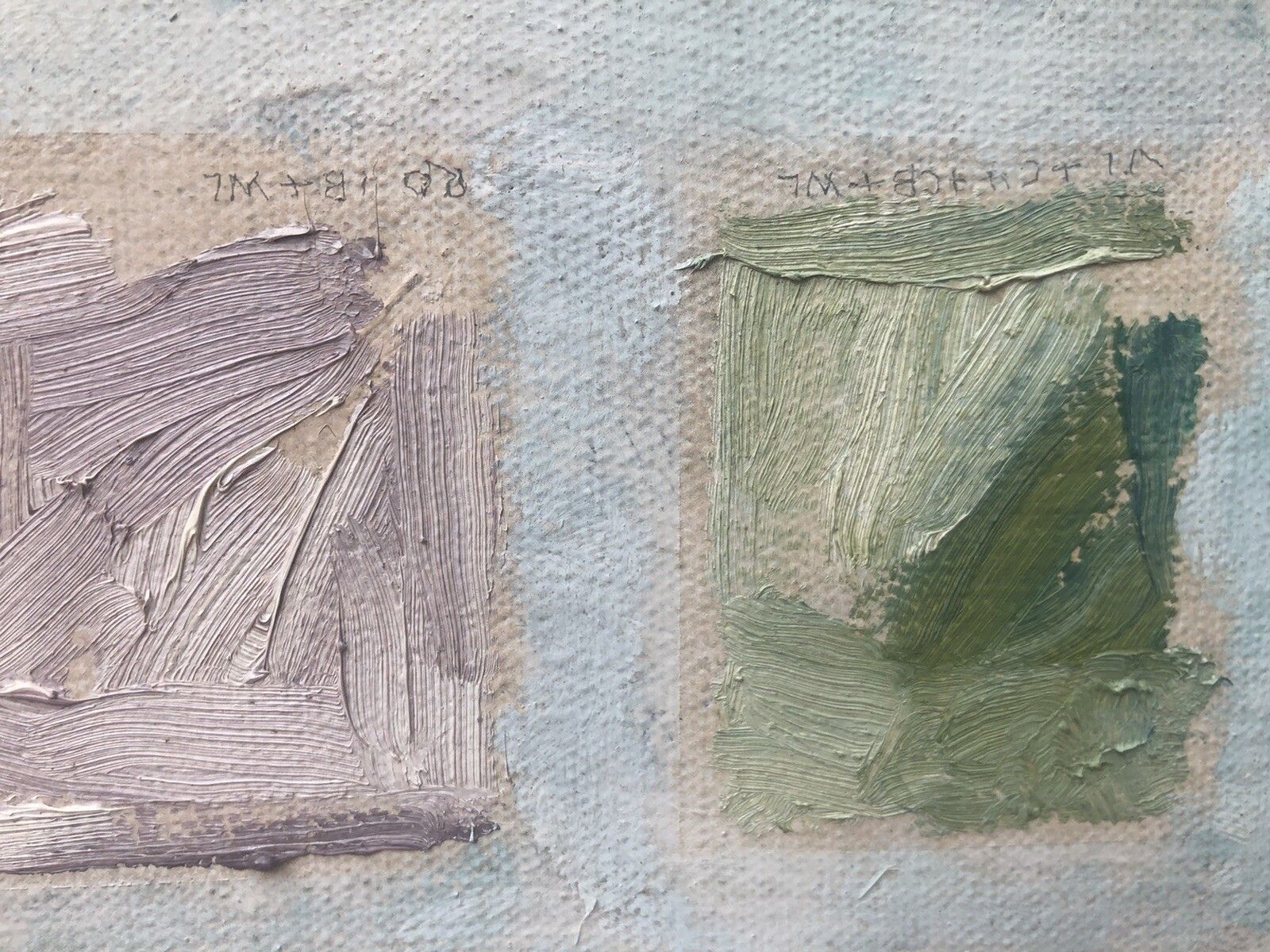Westby William Percival Prescott British Abstract 20th Century Oil On Canvas photo vintage