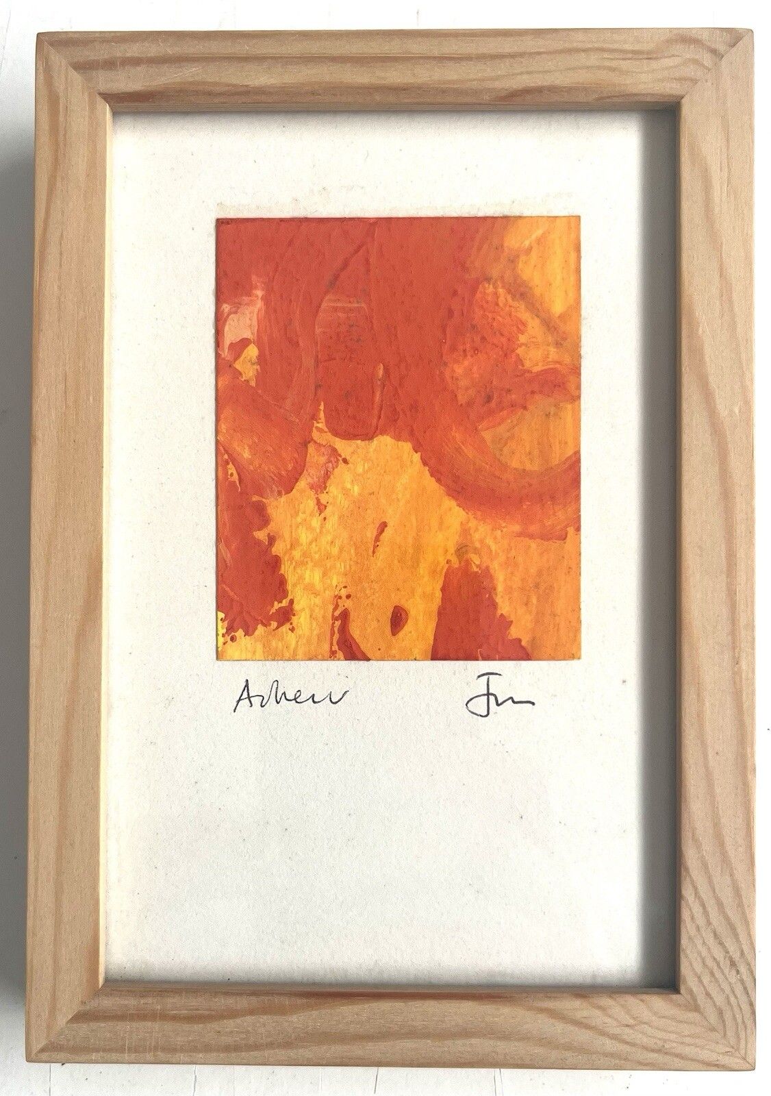 John Miller ‘Miniature’  British Contemporary Gouache On Paper photo furniture