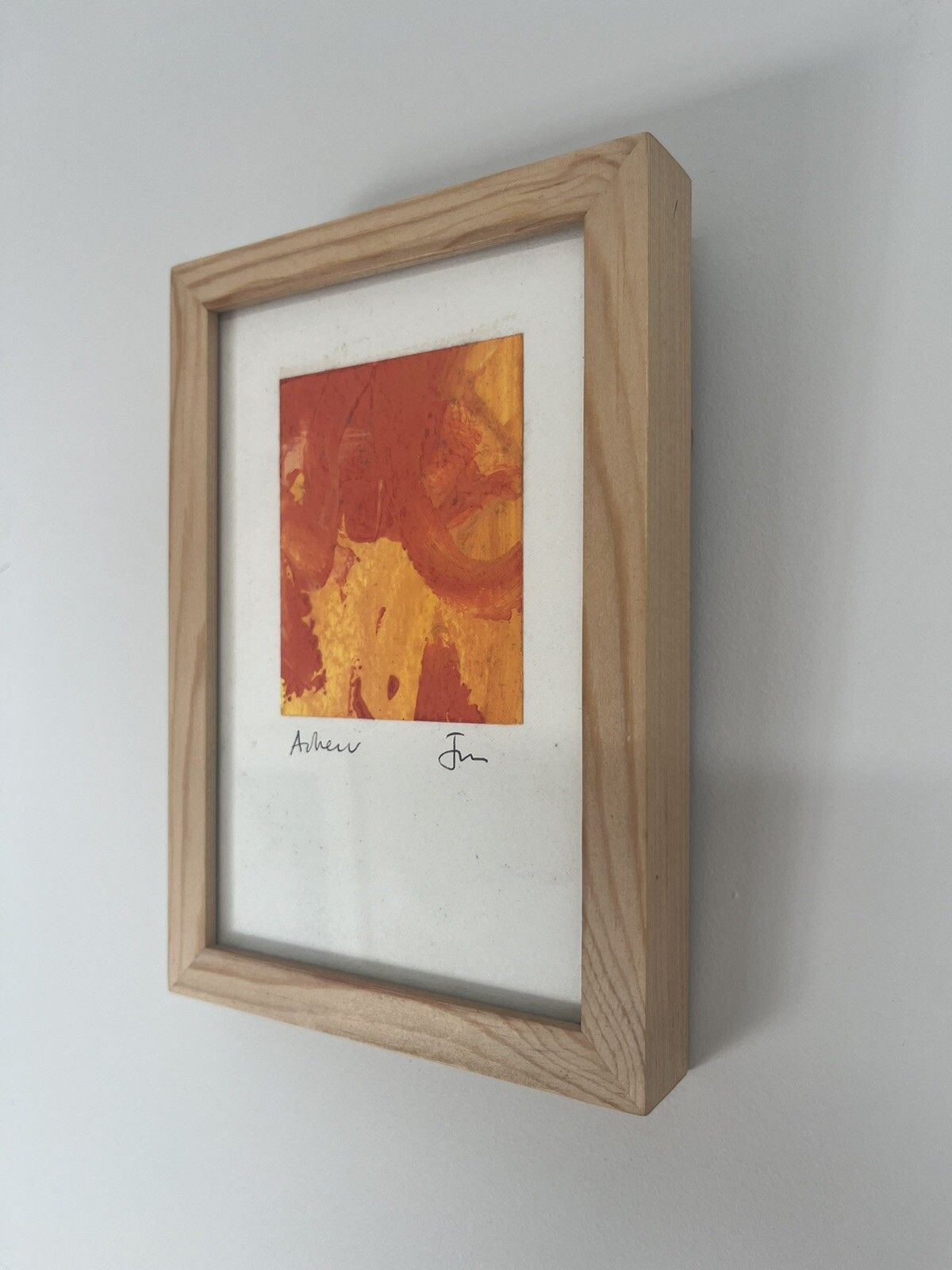 John Miller ‘Miniature’  British Contemporary Gouache On Paper photo Art