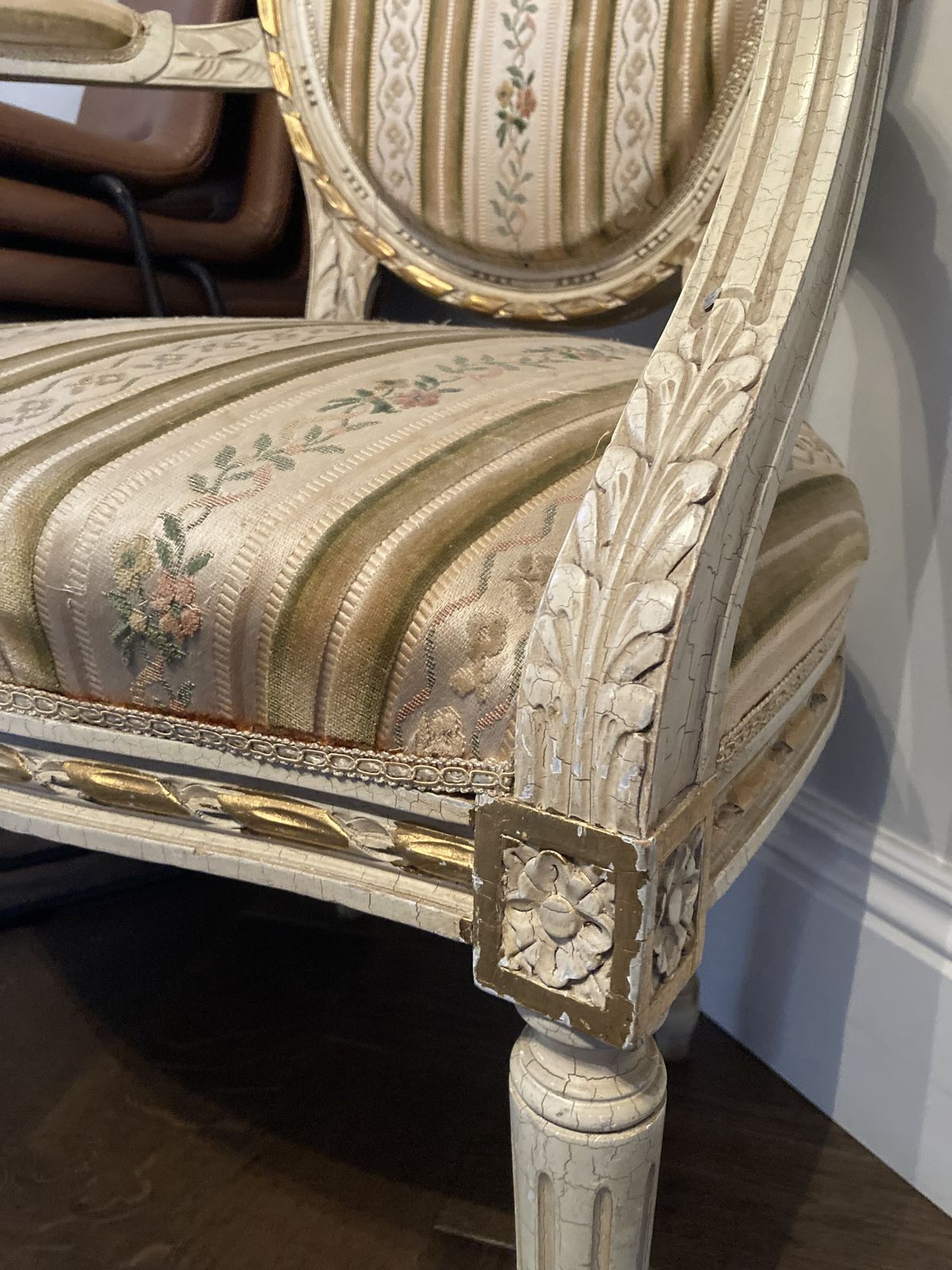 Antique French Chair Louis XVI Style photo for sale