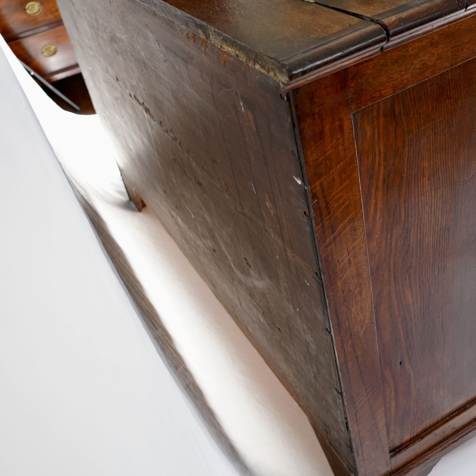 photo vintage Georgian Oak Lancashire/ Mule Chest