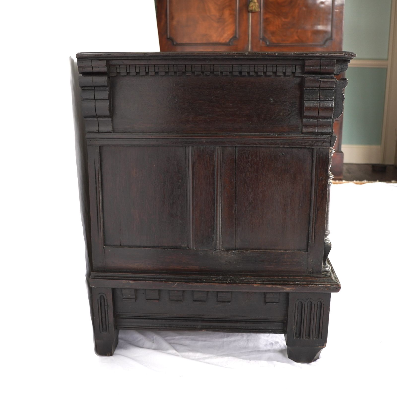 17th Century & Later Oak Coffer/ Chest Of Drawers photo Furniture