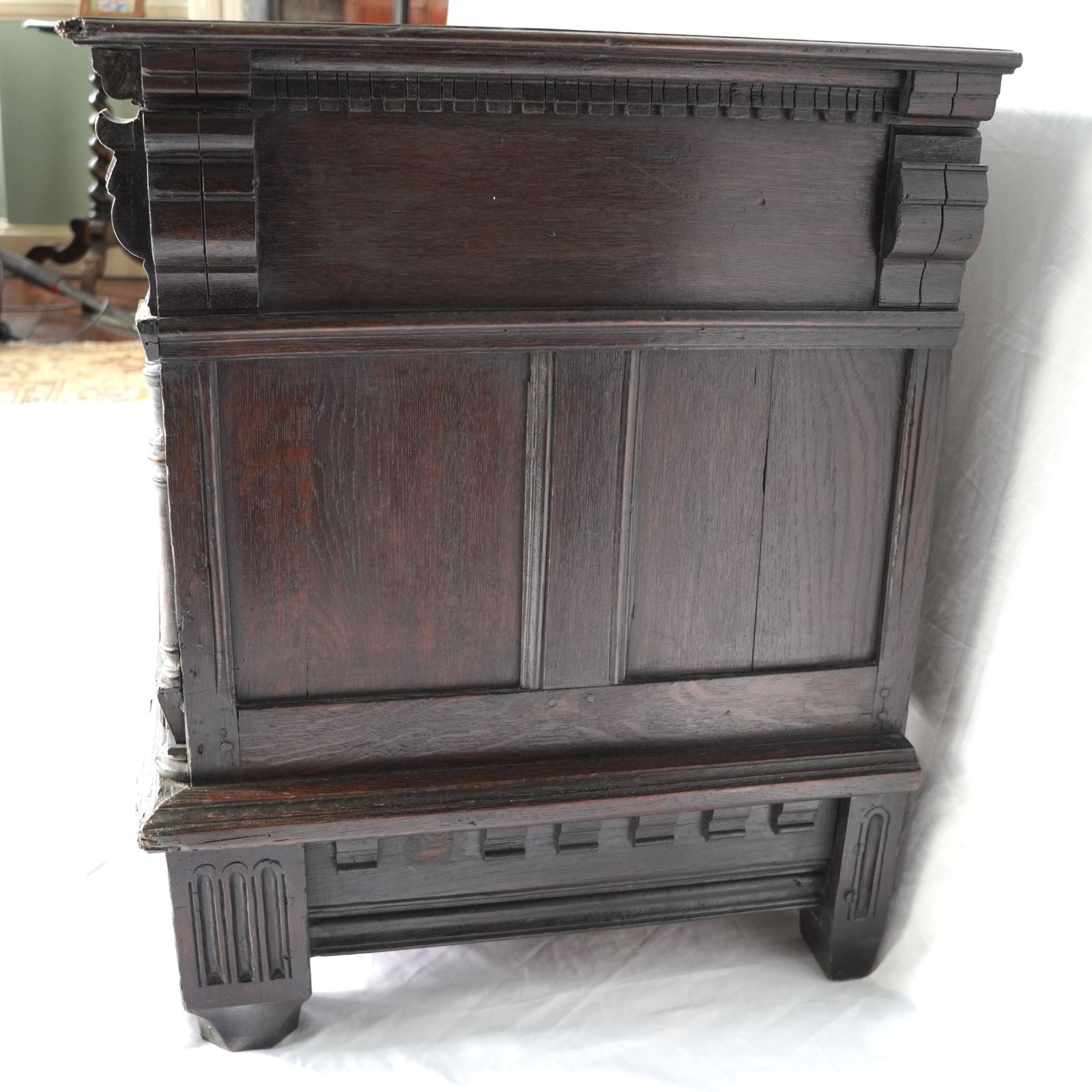 17th Century & Later Oak Coffer/ Chest Of Drawers photo 595.0