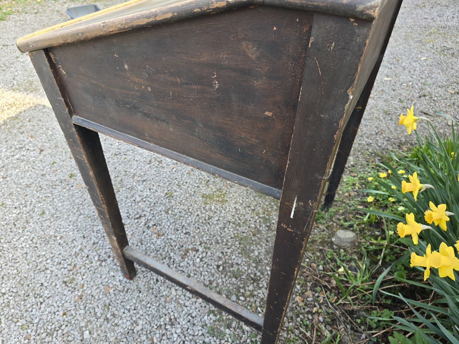 19th Century Antique Painted Pine Clerks Desk photo buy