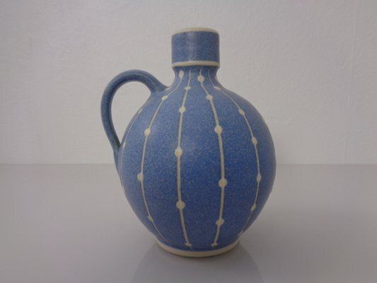 Studio Ceramic Vase By Carl Fischer For Bürgel, 1960s