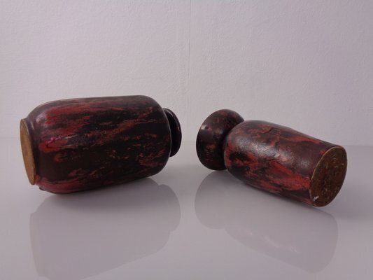 240.0 German Studio Ceramic Vases By Otto Keramik, 1960s, Set Of 2 photo