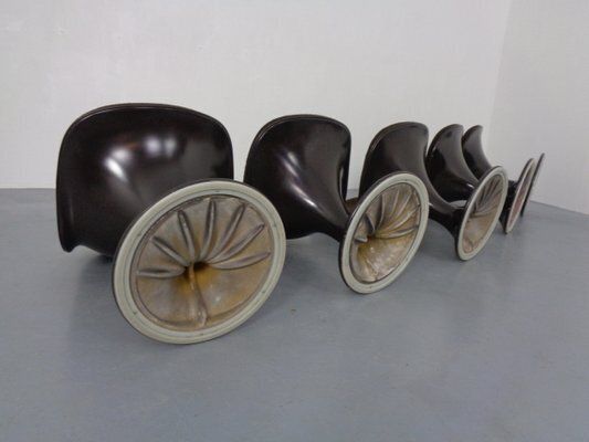 photo furniture Orbit Chairs By Farner & Grunder For Herman Miller, 1970s, Set Of 5