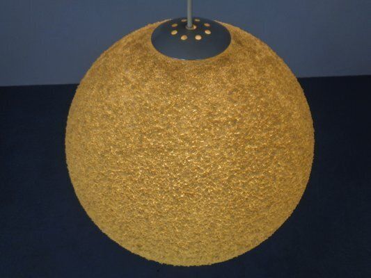 photo vintage Large Sugarball Pendant Lamp By John & Sylvia Reid For Rotaflex, 1960s