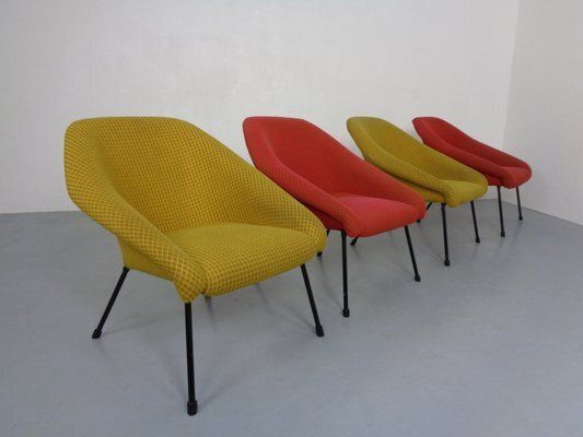 German Club Chairs, 1960s, Set Of 4 photo for sale