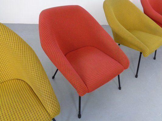 Furniture German Club Chairs, 1960s, Set Of 4 photo