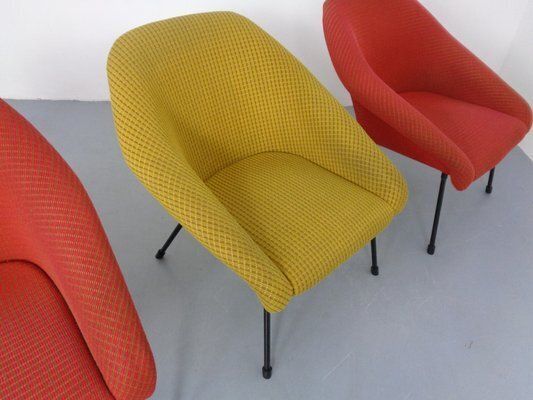 1010.0 German Club Chairs, 1960s, Set Of 4 photo