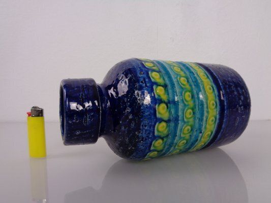 Studio Ceramic Vase By Aldo Londi For Bitossi, 1960s photo for sale