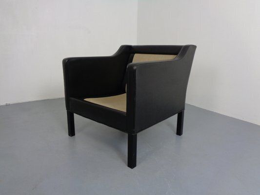 photo vinterior 2321 Leather Armchair By Børge Mogensen For As Fredericia Stolefabrik, Denmark, 1960s