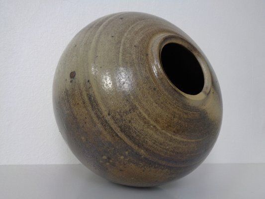240.0 Large German Studio Ceramic Vase By Monika Maetzel, 1960s photo