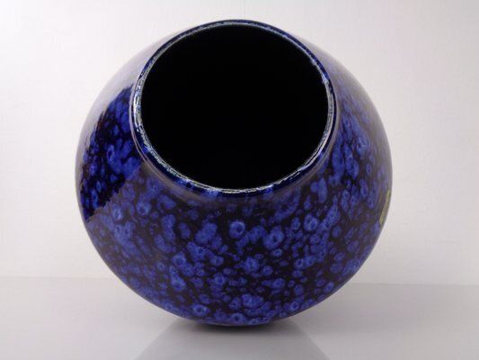 210.0 Large Pop Art Model 540 48 Vase In Glazed Ceramic From Scheurich, 1970s photo