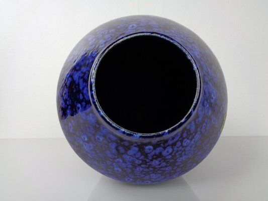 photo vinterior Large Pop Art Model 540 48 Vase In Glazed Ceramic From Scheurich, 1970s