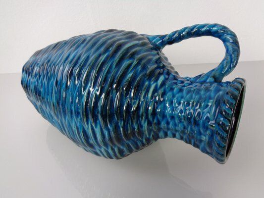 photo buy Large Rimini Blu 219 35 Ceramic Vase By Bodo Mans For Bay Keramik, 1960s