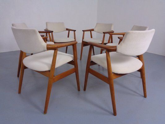 Danish Teak Armchairs By Svend Aage Eriksen For Glostrup, 1960s, Set Of 6 photo furniture