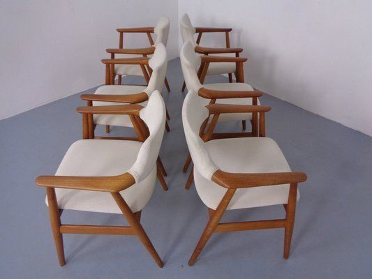 2483.0 Danish Teak Armchairs By Svend Aage Eriksen For Glostrup, 1960s, Set Of 6 photo