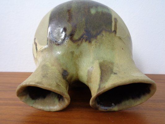 Danish Studio Ceramic Vase, 1960s photo vintage