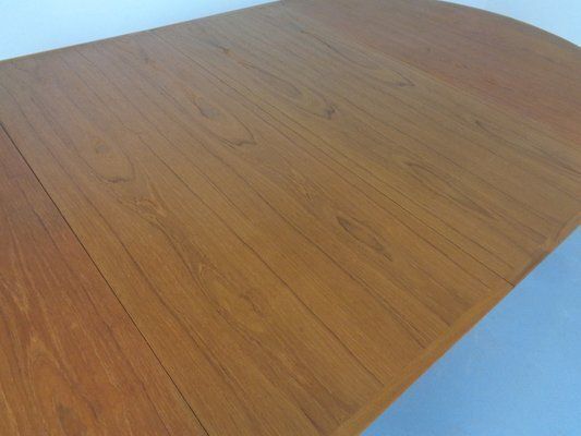 photo vinterior Extendable Teak Dining Table By Bernhard Pedersen & Son, Denmark, 1960s